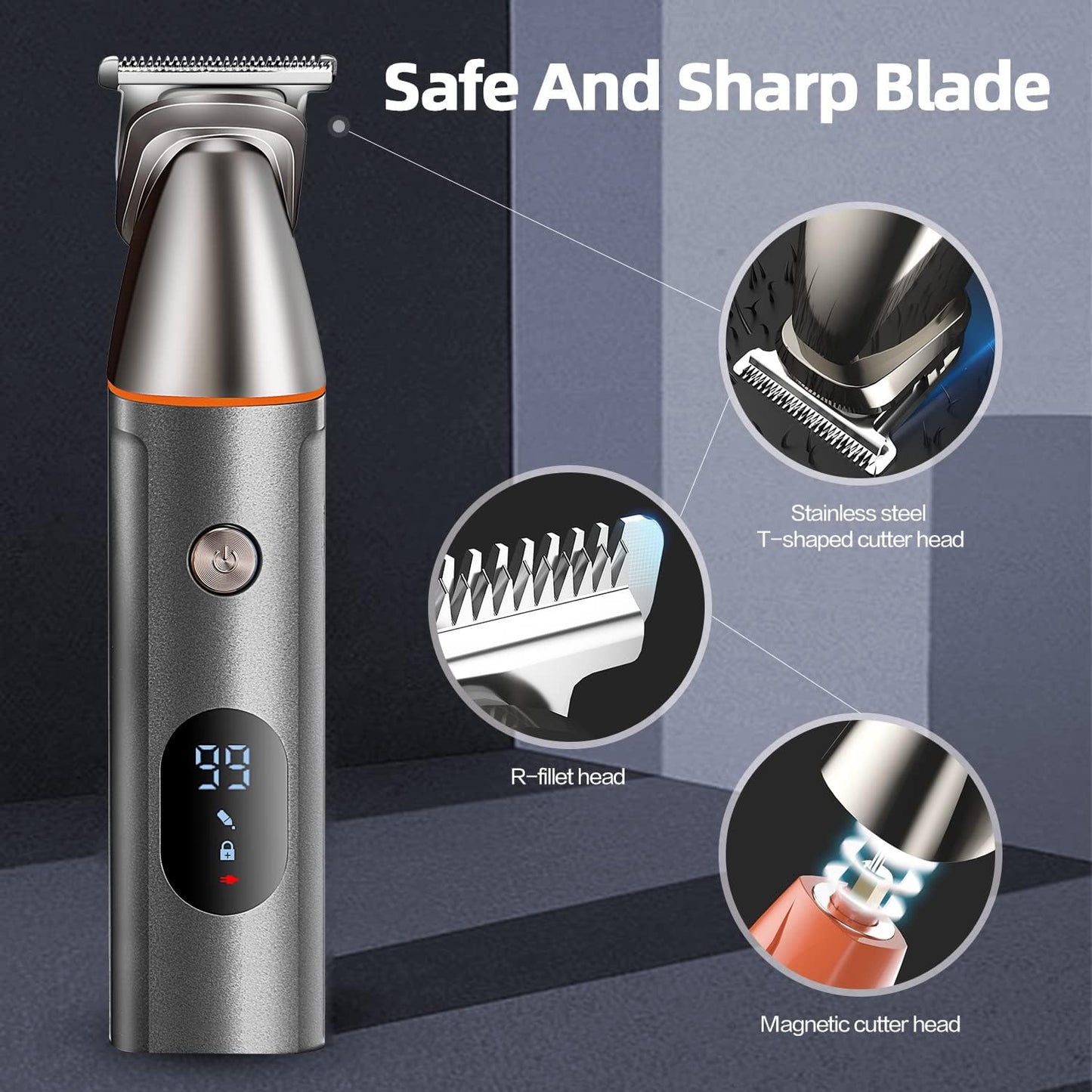 BeardCraft™ - Multifunctional Beard and Hair Trimmer for Men