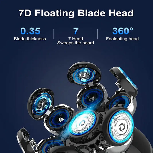 SkullGlide™ - 7D 5-in-1 Electric Head Shaver