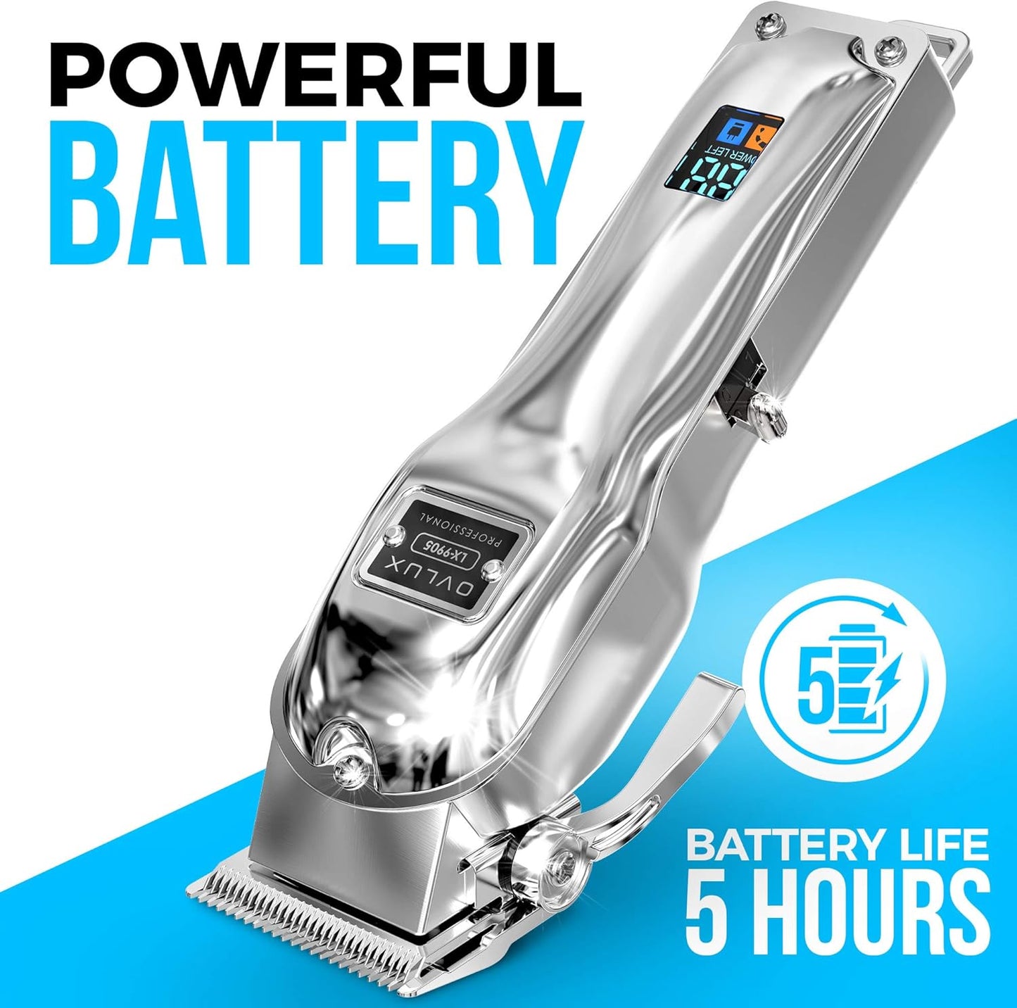 EdgeLux™ - Professional Cordless Hair Clippers