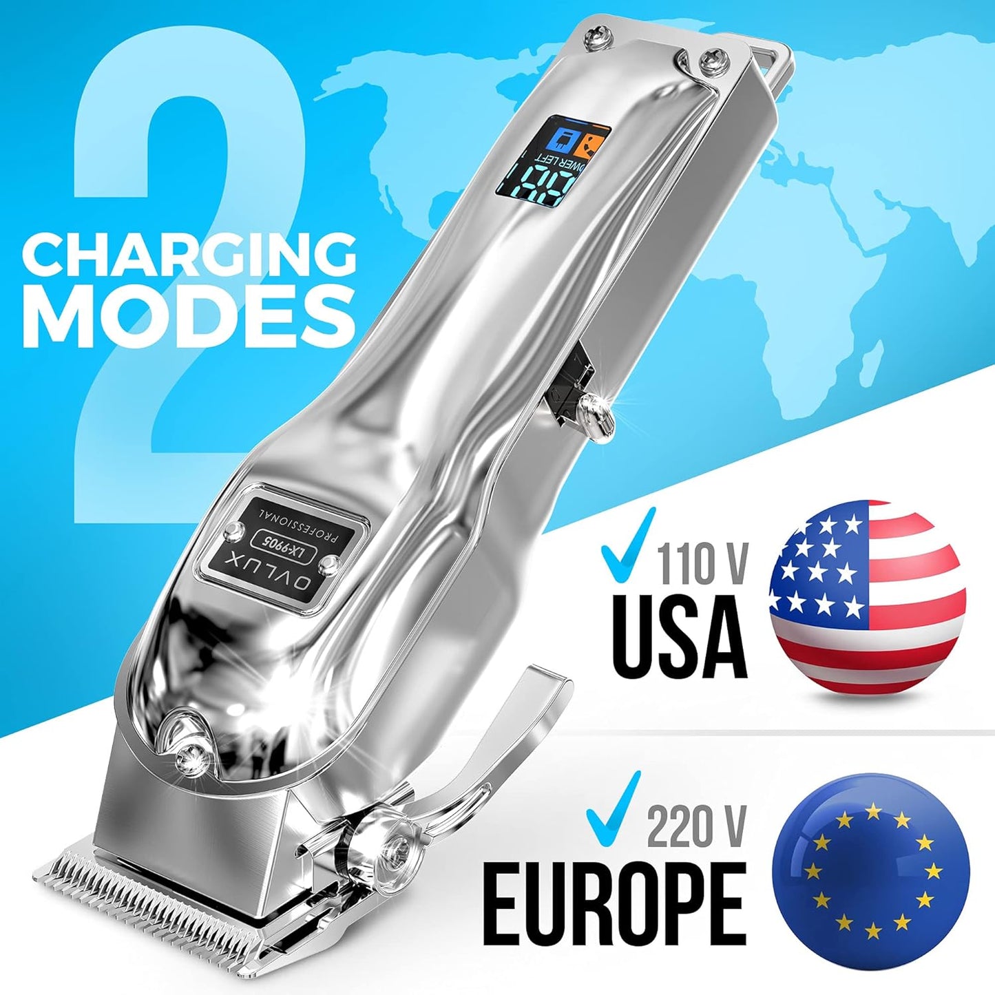 EdgeLux™ - Professional Cordless Hair Clippers