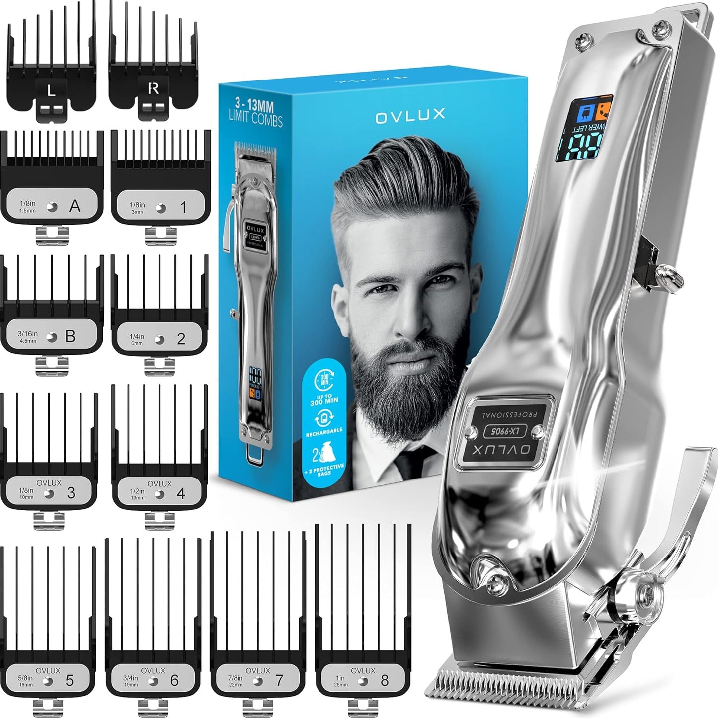 EdgeLux™ - Professional Cordless Hair Clippers