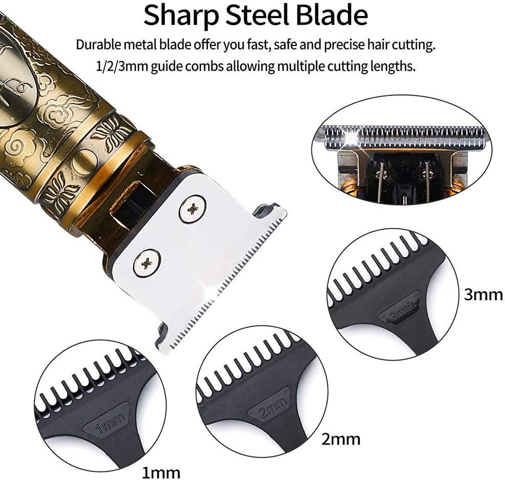 TrimForge™ - Rechargeable Electric Hair Clipper and Beard Trimmer