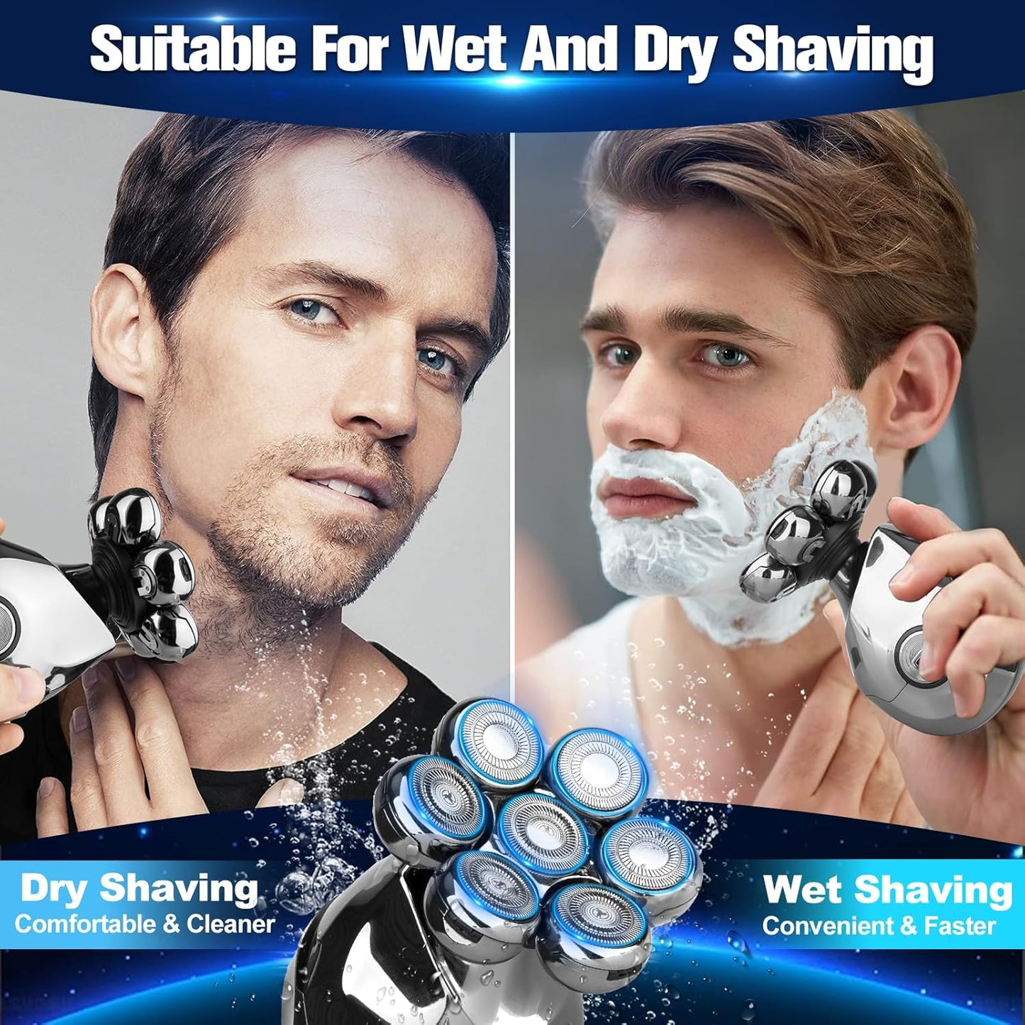 BeardNova™ -  5-in-1 Electric Razor and Beard Trimmer