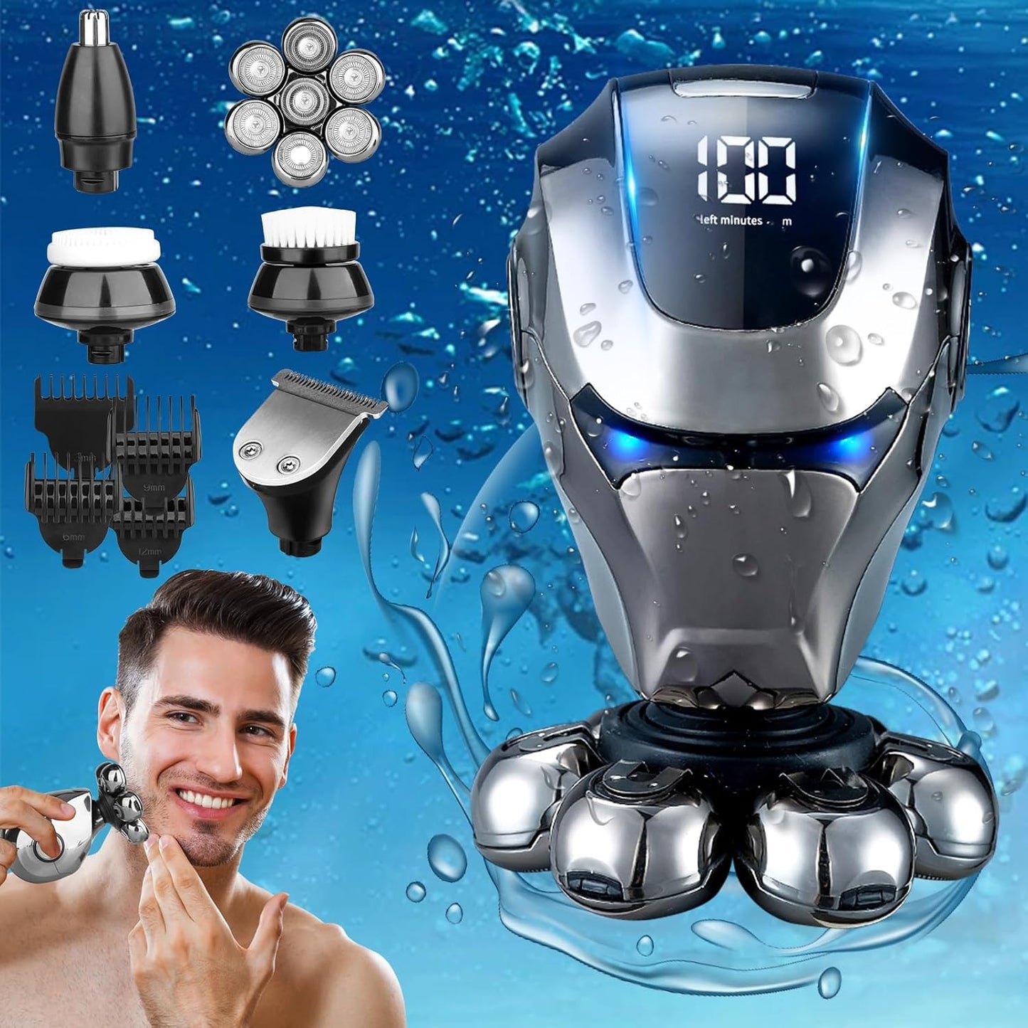 BeardNova™ -  5-in-1 Electric Razor and Beard Trimmer