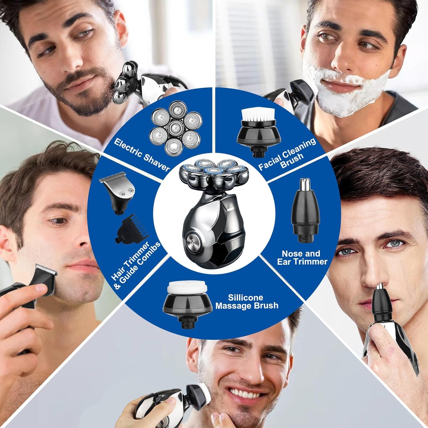BeardNova™ -  5-in-1 Electric Razor and Beard Trimmer