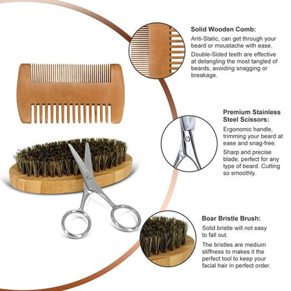 Beard Hair Enhancer Growth Thickening Activator Beard care Kit