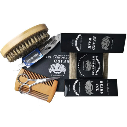 Beard Hair Enhancer Growth Thickening Activator Beard care Kit